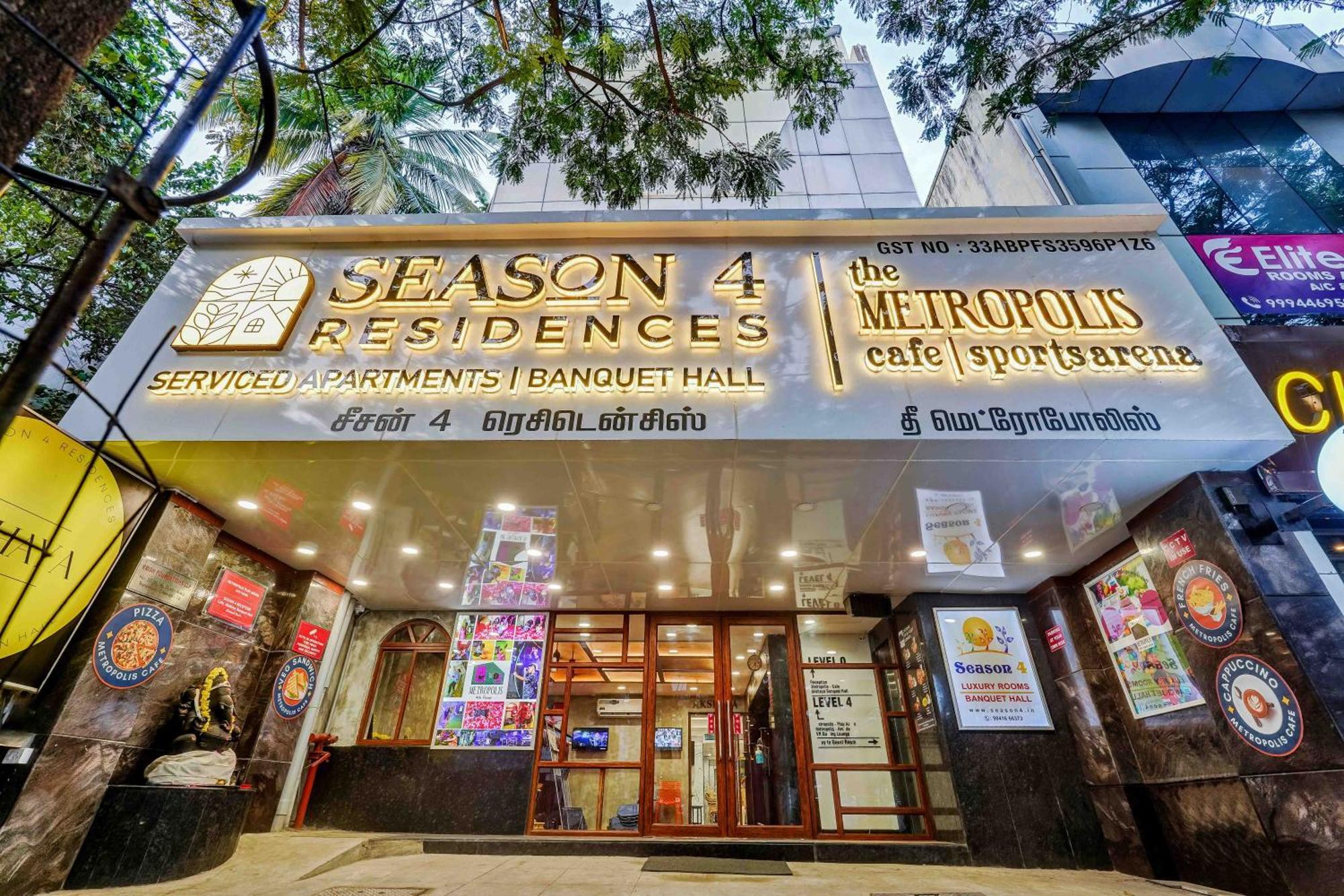 Season 4 Residences - Teynampet Near Apollo Hospital ,Balaji Dental, Us Consulate Ченай Екстериор снимка