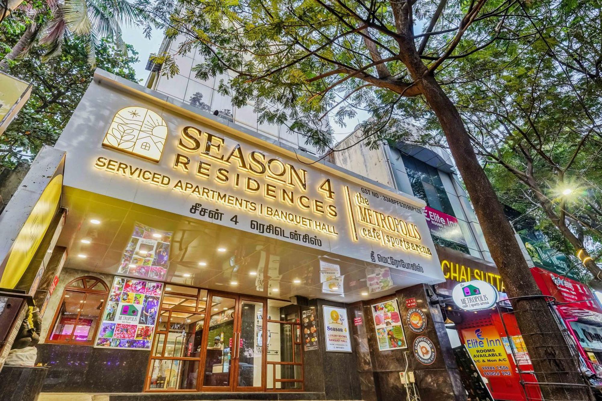 Season 4 Residences - Teynampet Near Apollo Hospital ,Balaji Dental, Us Consulate Ченай Екстериор снимка